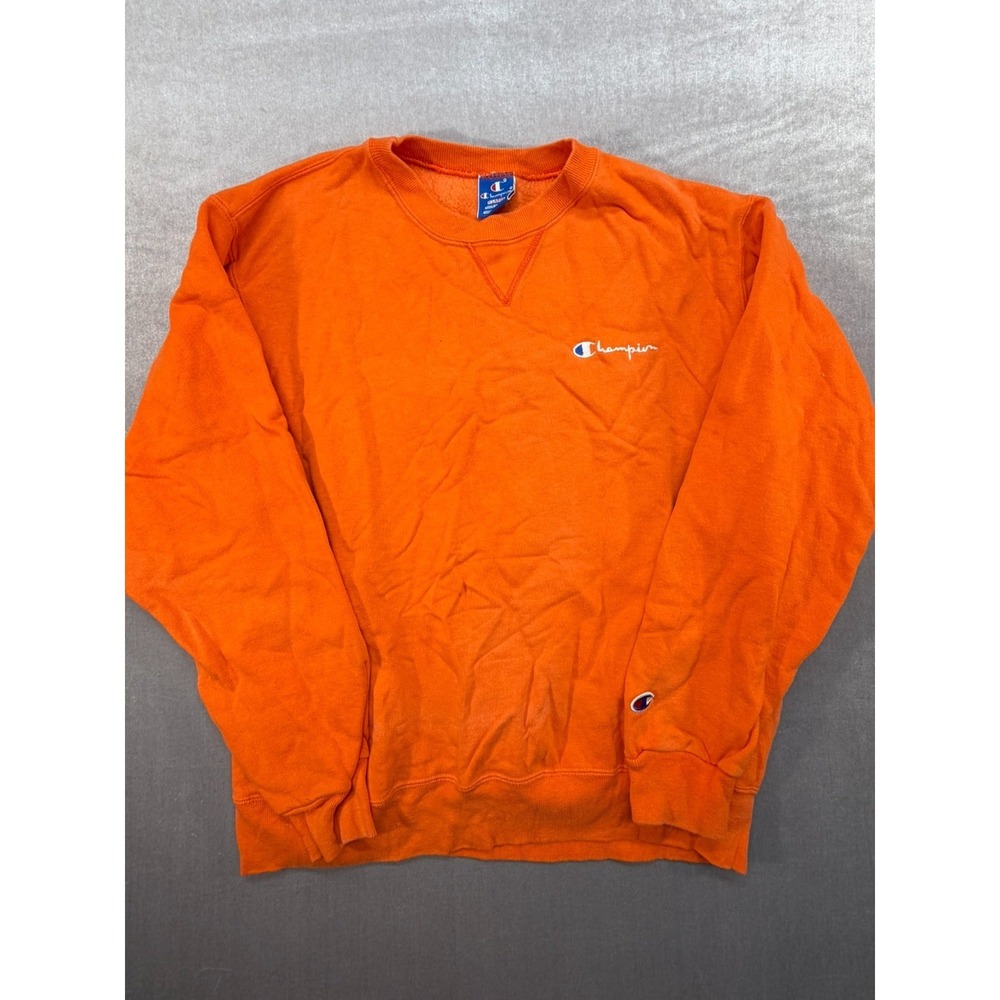 Vintage Champion Made in USA Sweatshirt Orange Size XL - Picture 6 of 10